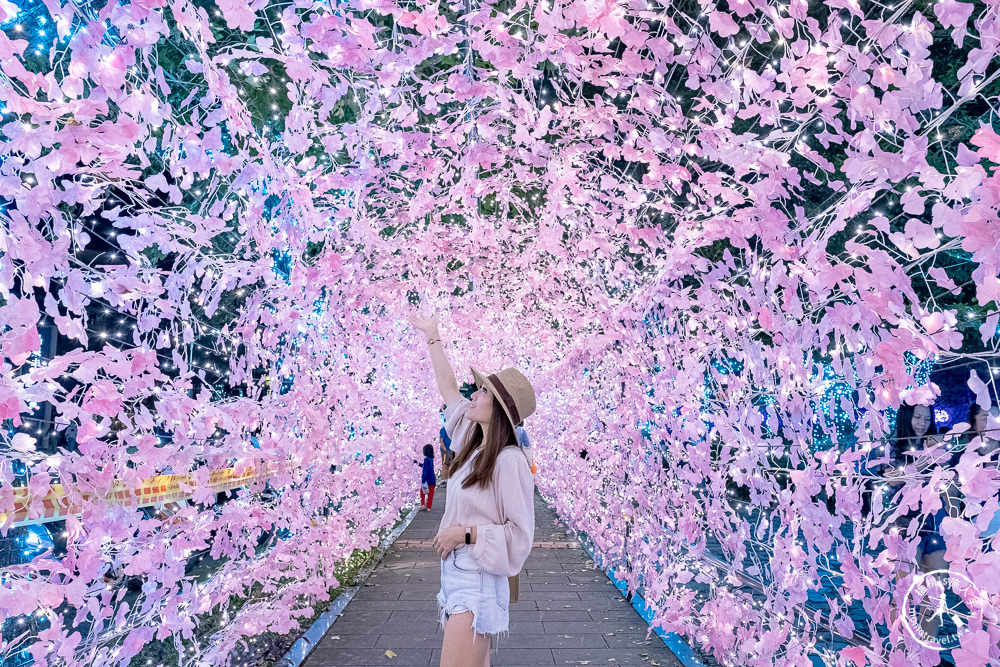 2021礁溪溫泉燈花季│湯圍溝公園+礁溪溫泉廣場│湯之巨人燈飾璀璨點燈