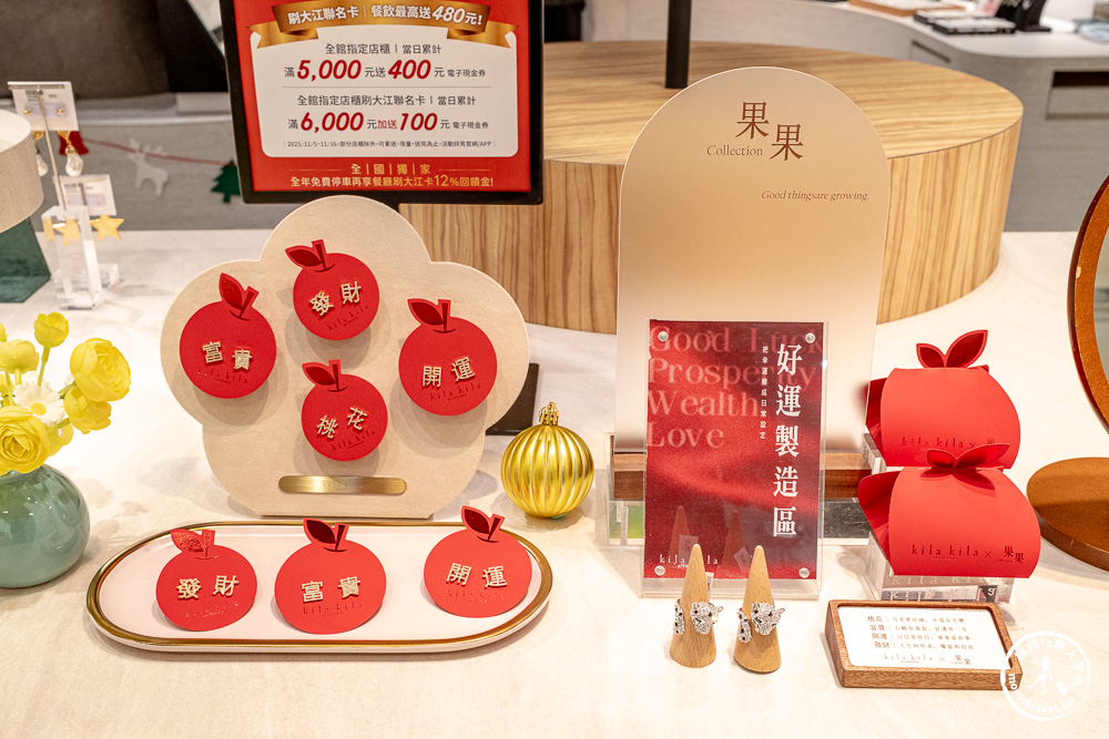 不知道去哪，那就去大江！桃園最好逛的商場，2025年最具話題的年輕人一條街！全桃最美打卡mall 室內聖誕車站、聖誕市集 就在大江購物中心！