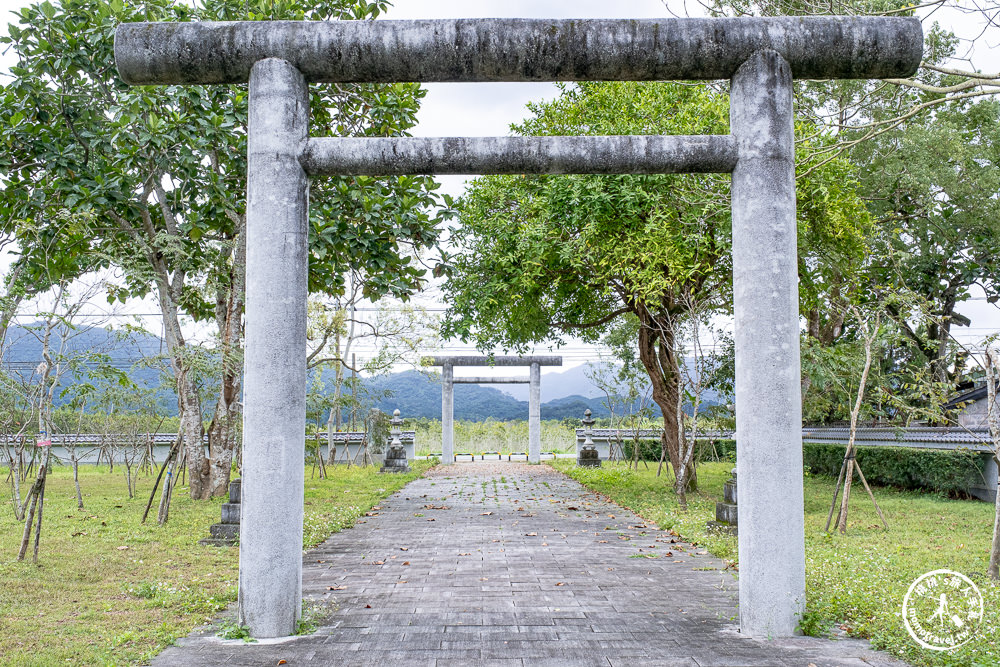 花蓮鳳林景點|林田神社遺跡(免門票)-鳥居.參拜道.石燈籠，穿越百年時空遙想日本神社原貌