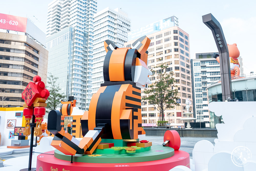 LEGO樂高虎年新春免費玩「福虎雲中城」降臨台北統一時代百貨夢廣場