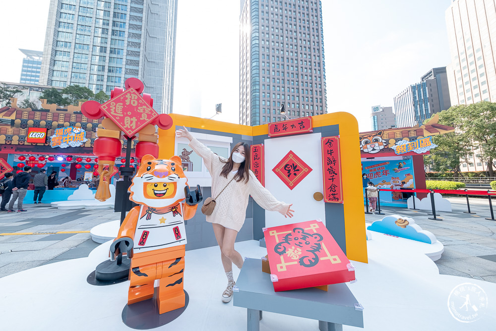 LEGO樂高虎年新春免費玩「福虎雲中城」降臨台北統一時代百貨夢廣場