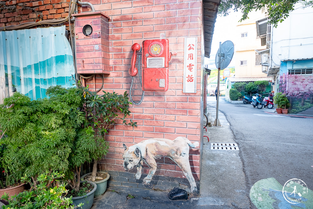 彰化景點》忠犬3D彩繪社區│被狗狗包圍的忠權社區 (交通停車.彩繪地圖.拍照景點)