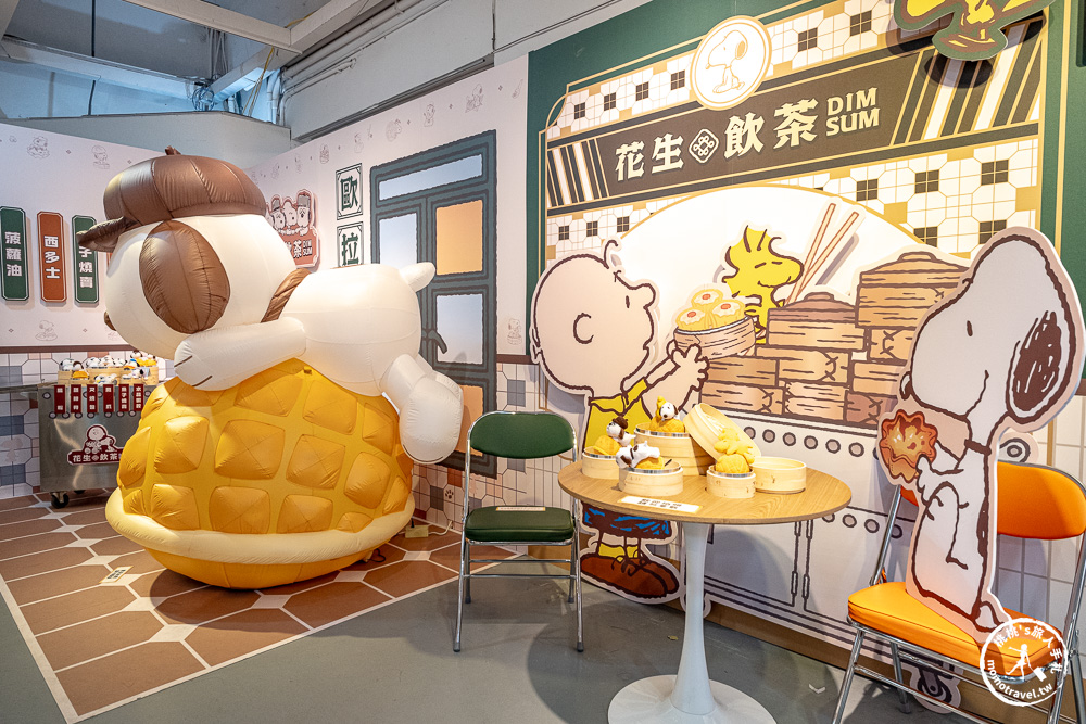 快閃店|史努比港式飲茶快閃店-史努比.歐拉夫變身菠蘿油-必吃造型雞蛋仔.馬年限定一次看(展期.門票.周邊商品)