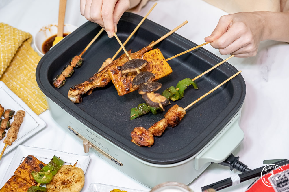Anqueen安晴多功能料理鍋|在家烤肉.章魚燒.煎煮炒炸蒸.一台就搞定!!!(文末團購優惠價限時開