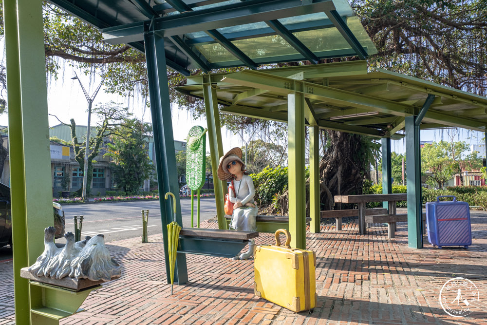 宜蘭市區景點|丟丟噹森林公園|幾米星空繪本 飛天火車2.0 重新啟程|廣場上4大繪本作品一次看