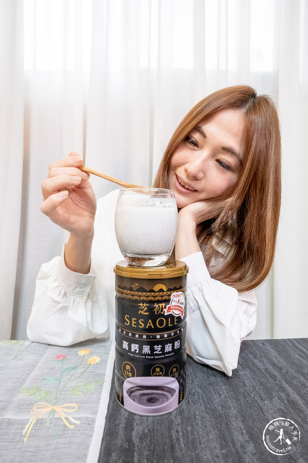 芝初SESAOLE高鈣黑芝麻粉|8倍細緻小分子好吸收．比牛奶高17倍鈣含量|推薦三種吃法小食譜