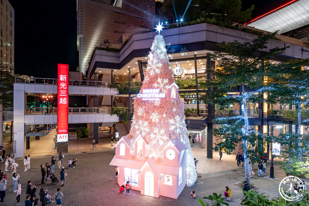 2023聖誕節活動|新光三越信義新天地 雪白時光之樹|聖誕樹.耶誕燈飾.點燈時間.必拍看點.交通停車介紹