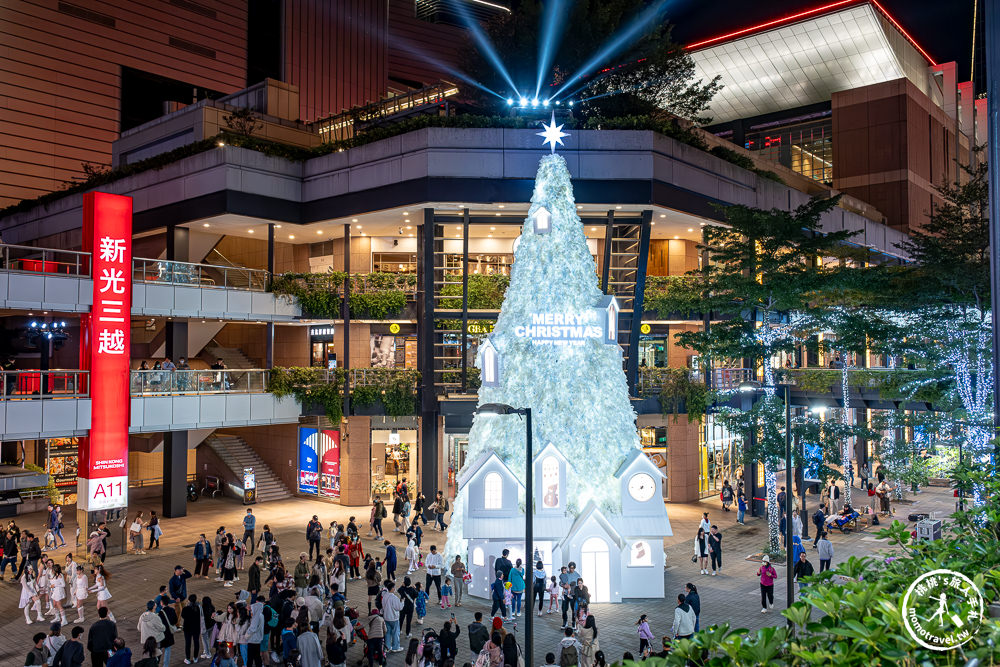 2023聖誕節活動|新光三越信義新天地 雪白時光之樹|聖誕樹.耶誕燈飾.點燈時間.必拍看點.交通停車介紹