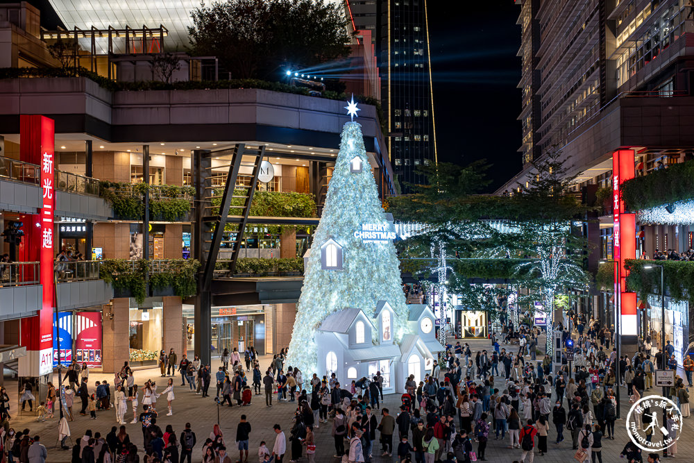 2023聖誕節活動|新光三越信義新天地 雪白時光之樹|聖誕樹.耶誕燈飾.點燈時間.必拍看點.交通停車介紹