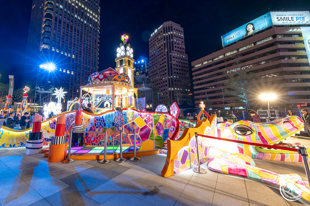 2023聖誕節活動|統一時代百貨台北店-愛Sharing巴賽隆納藝術燈飾