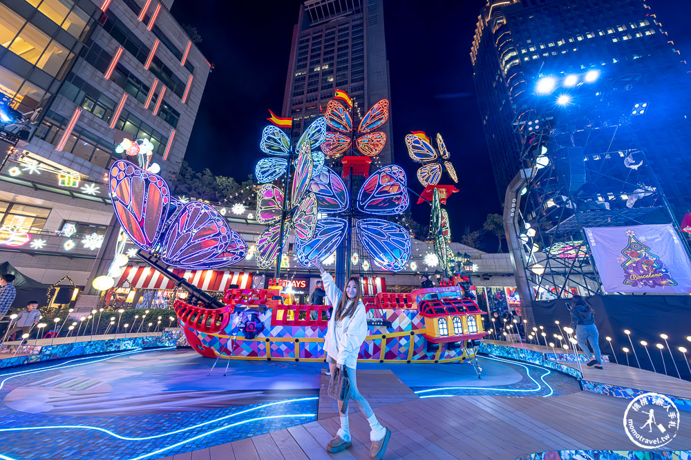 2023聖誕節活動|統一時代百貨台北店-愛Sharing巴賽隆納藝術燈飾