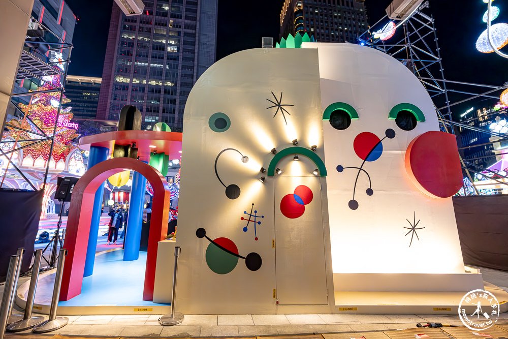 2023聖誕節活動|統一時代百貨台北店-愛Sharing巴賽隆納藝術燈飾