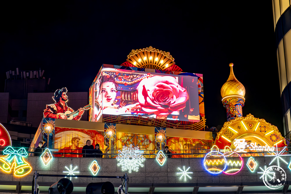 2023聖誕節活動|統一時代百貨台北店-愛Sharing巴賽隆納藝術燈飾