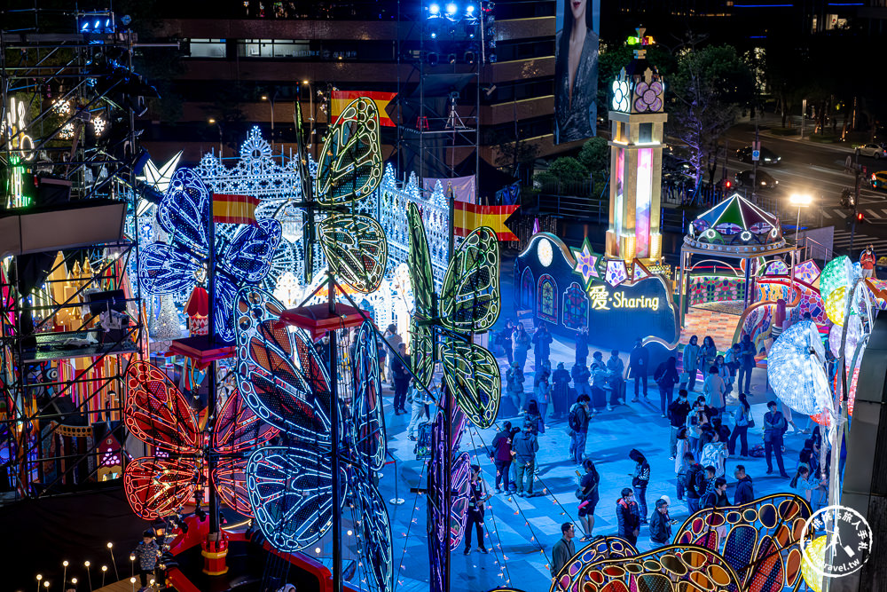 2023聖誕節活動|統一時代百貨台北店-愛Sharing巴賽隆納藝術燈飾