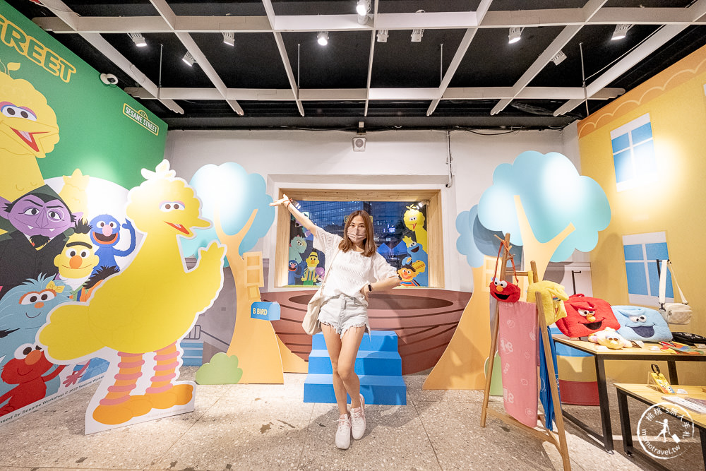 芝麻街快閃店|同學們上課啦~ELMO.Cookie Monster.大鳥Big Bird|台北華山文創期間限定登場