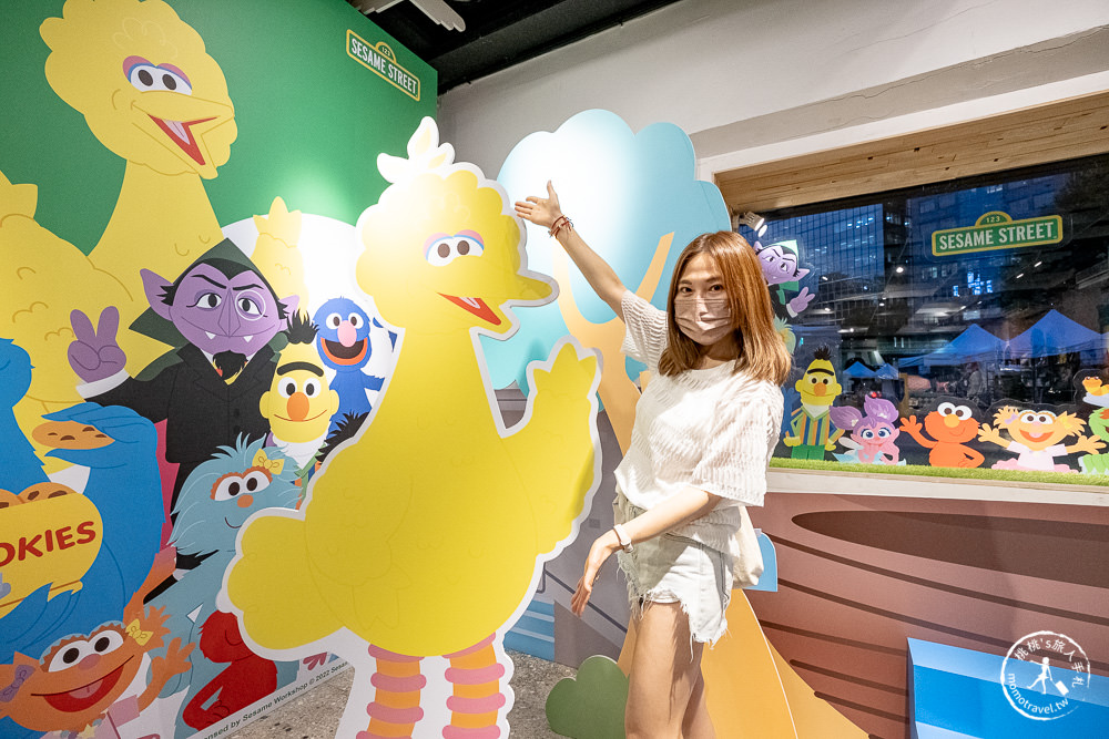 芝麻街快閃店|同學們上課啦~ELMO.Cookie Monster.大鳥Big Bird|台北華山文創期間限定登場