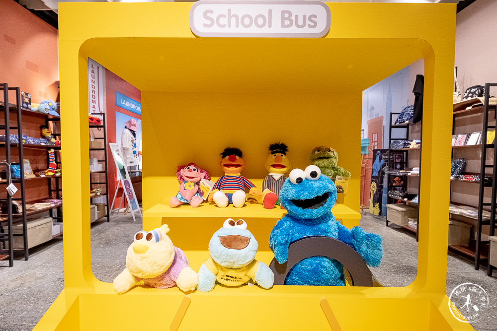 芝麻街快閃店|同學們上課啦~ELMO.Cookie Monster.大鳥Big Bird|台北華山文創期間限定登場