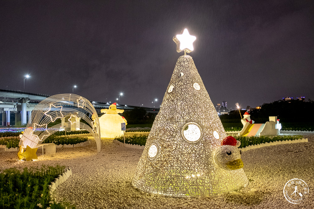 2021三重鴨鴨公園地景藝術展│聖誕燈飾星空祈願暖心過冬