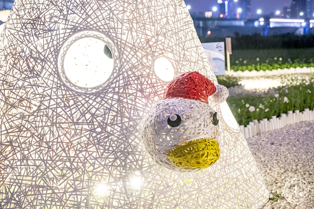 2021三重鴨鴨公園地景藝術展│聖誕燈飾星空祈願暖心過冬