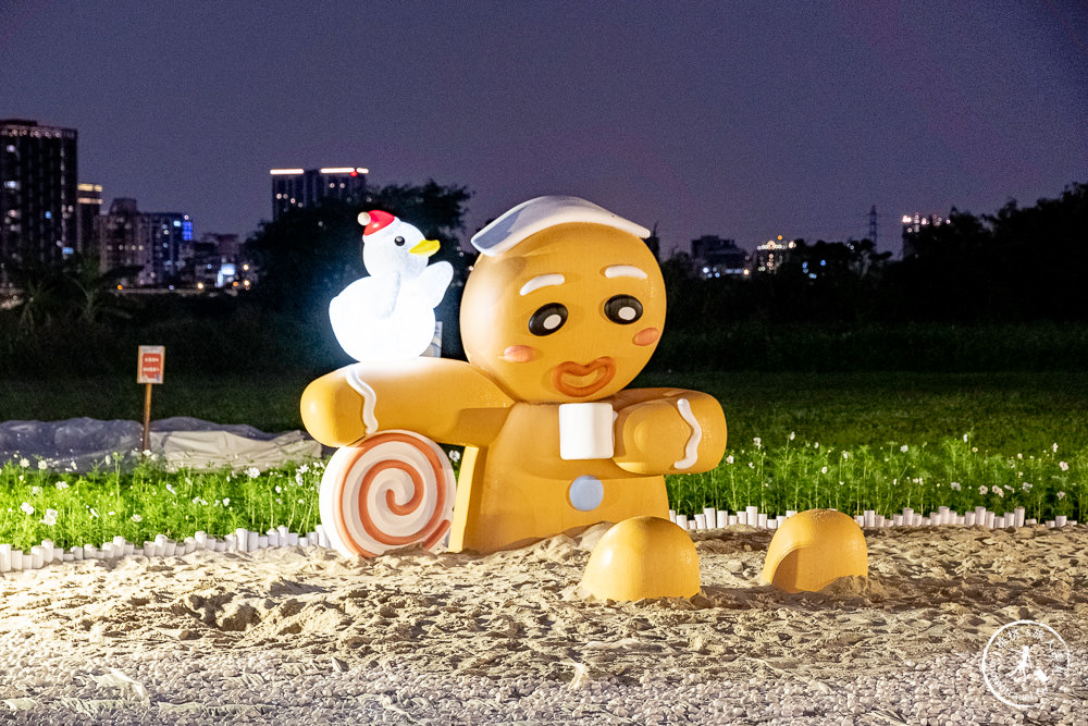2021三重鴨鴨公園地景藝術展│聖誕燈飾星空祈願暖心過冬