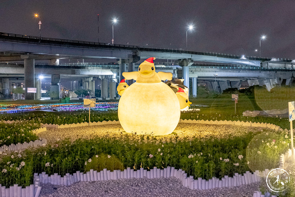2021三重鴨鴨公園地景藝術展│聖誕燈飾星空祈願暖心過冬