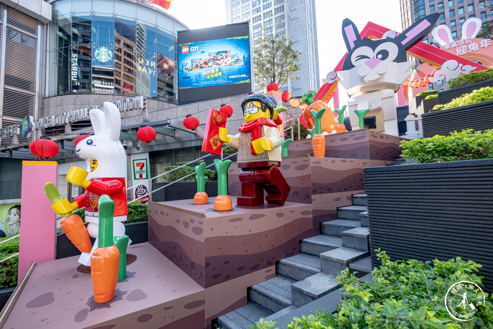 LEGO樂高|玩兔sweet 新春拜年趣|快閃台北統一時代百貨夢廣場|免費玩闖關拿贈品