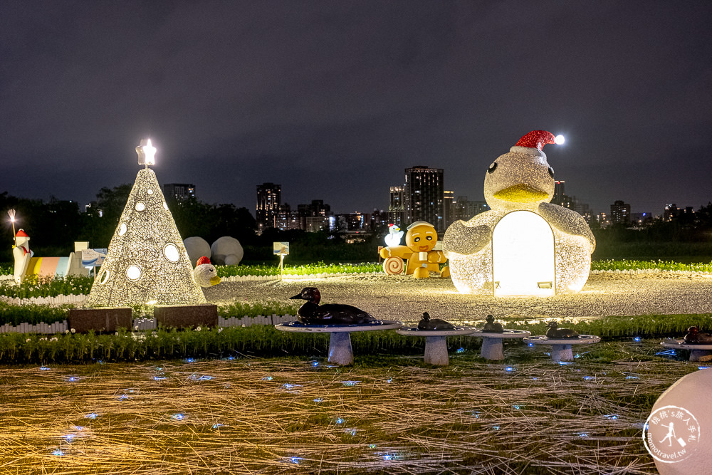 2021三重鴨鴨公園地景藝術展│聖誕燈飾星空祈願暖心過冬