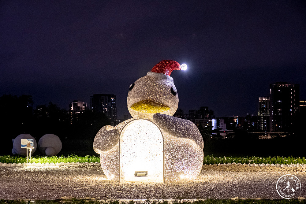 2021三重鴨鴨公園地景藝術展│聖誕燈飾星空祈願暖心過冬