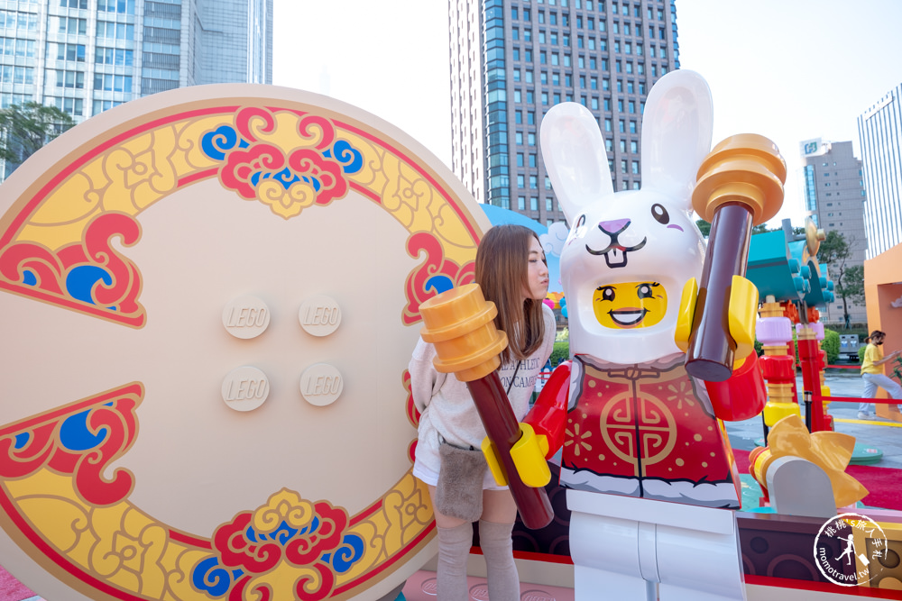 LEGO樂高|玩兔sweet 新春拜年趣|快閃台北統一時代百貨夢廣場|免費玩闖關拿贈品