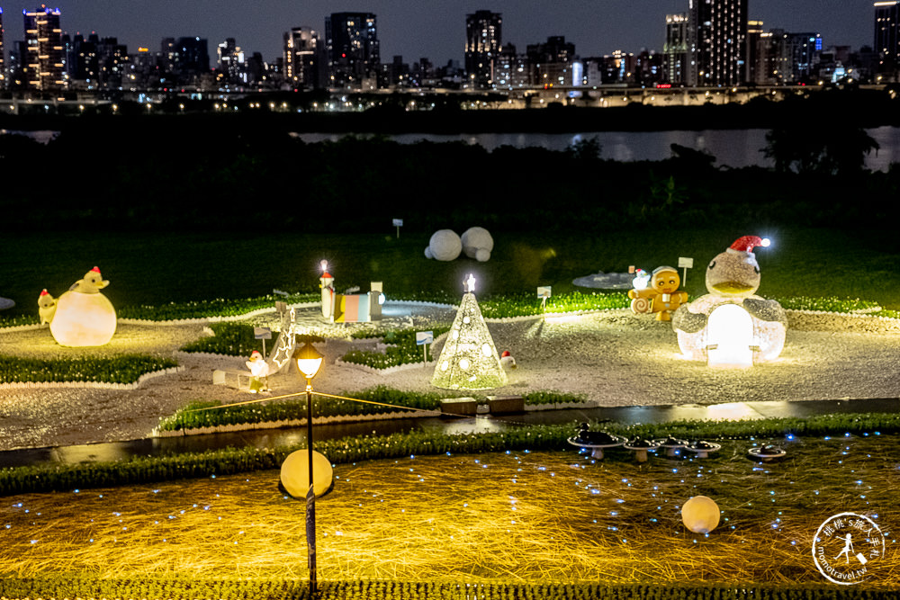 2021三重鴨鴨公園地景藝術展│聖誕燈飾星空祈願暖心過冬