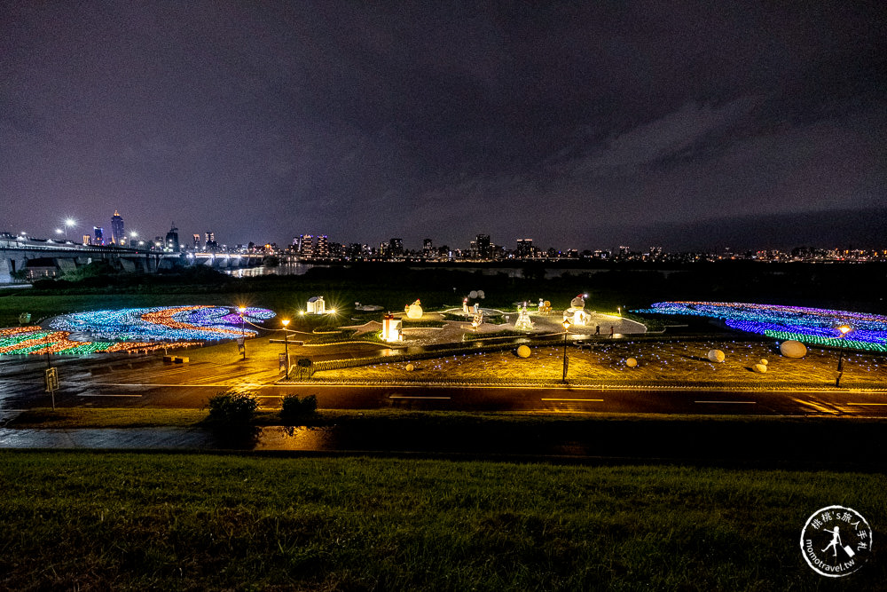 2021三重鴨鴨公園地景藝術展│聖誕燈飾星空祈願暖心過冬
