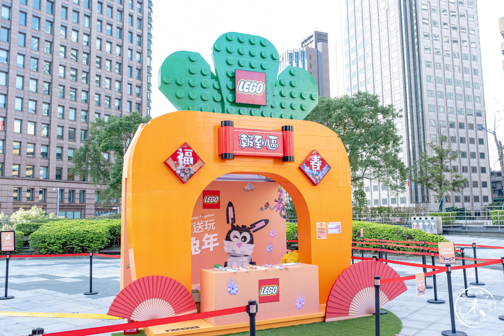 LEGO樂高|玩兔sweet 新春拜年趣|快閃台北統一時代百貨夢廣場|免費玩闖關拿贈品