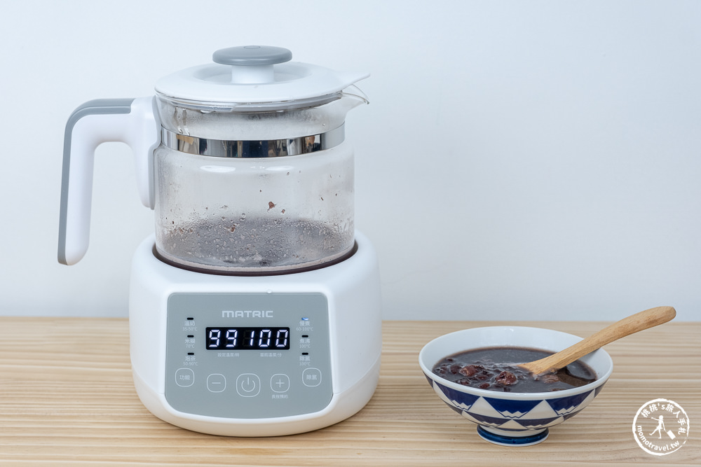 松木智能溫控玻璃養生壺MG-KT1211H|煮水、泡茶、燉盅，操作簡單一台就搞定