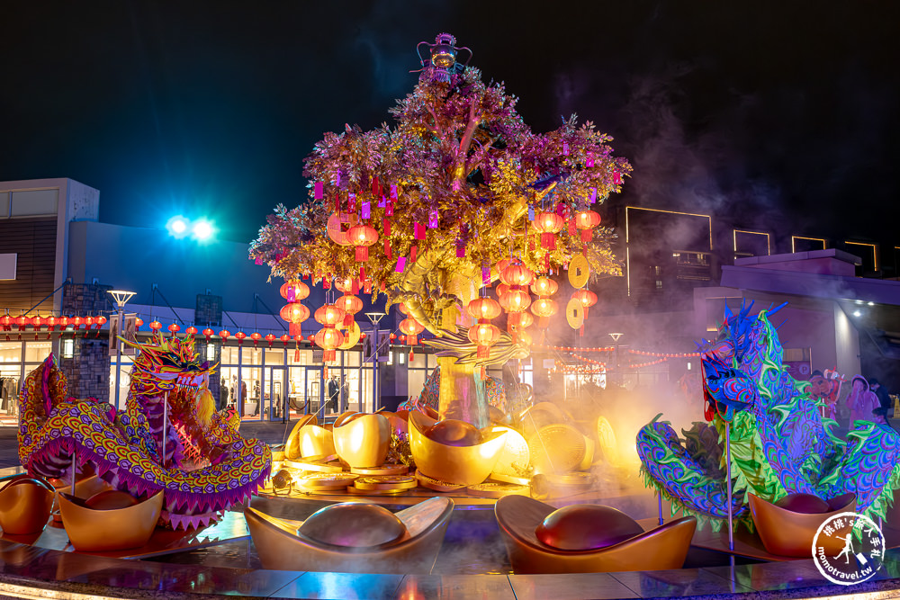 新年走春景點|華泰名品城-華泰唐人街|一期二期龍年大吉裝置藝術打卡推薦