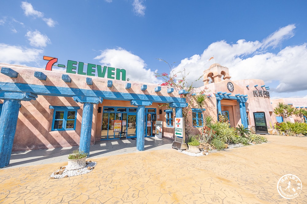 花蓮壽豐景點|7-ELEVEN花蓮理想門市-走進北非摩洛哥沙漠小鎮，橘紅城堡與仙人掌造景，超美異國風建築打卡推薦