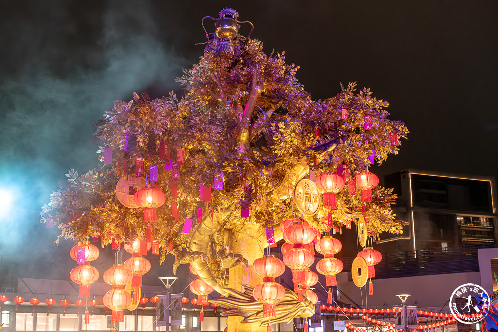 新年走春景點|華泰名品城-華泰唐人街|一期二期龍年大吉裝置藝術打卡推薦