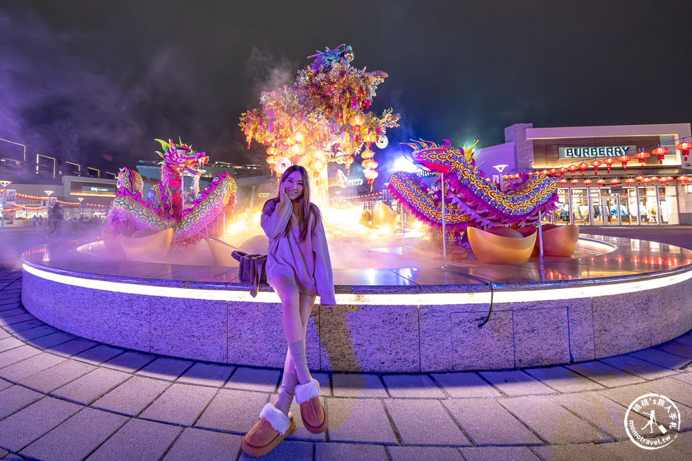 新年走春景點|華泰名品城-華泰唐人街|一期二期龍年大吉裝置藝術打卡推薦