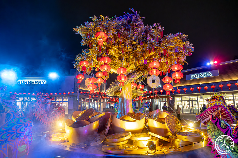 新年走春景點|華泰名品城-華泰唐人街|一期二期龍年大吉裝置藝術打卡推薦