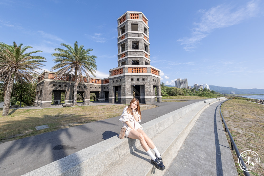 宜蘭頭城景點|頭城濱海森林公園(免門票)|八角樓瞭望台.全新露營區.咖啡廳.一覽龜山島海景|開放時間.交通停車介紹