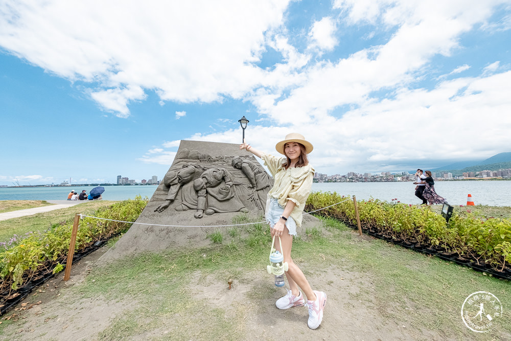 2022八里城市沙雕展|花海景觀+夜間光雕 八里左岸公園 日夜都好玩!