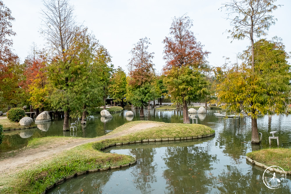 雲林虎尾景點|澄霖沉香味道森林館|台版兼六園|愛心湖畔落羽松森林秘境