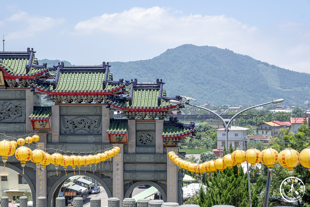 南投埔里景點|寶湖宮天地堂地母廟-山巒環繞的道教聖地|宮殿般青色琉璃瓦媲美韓國青瓦台
