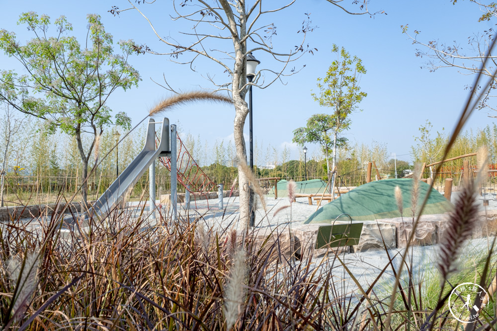 新竹芎林景點|芎林公四水霧自然遊戲場|竹林特色親子公園共融遊戲場推薦