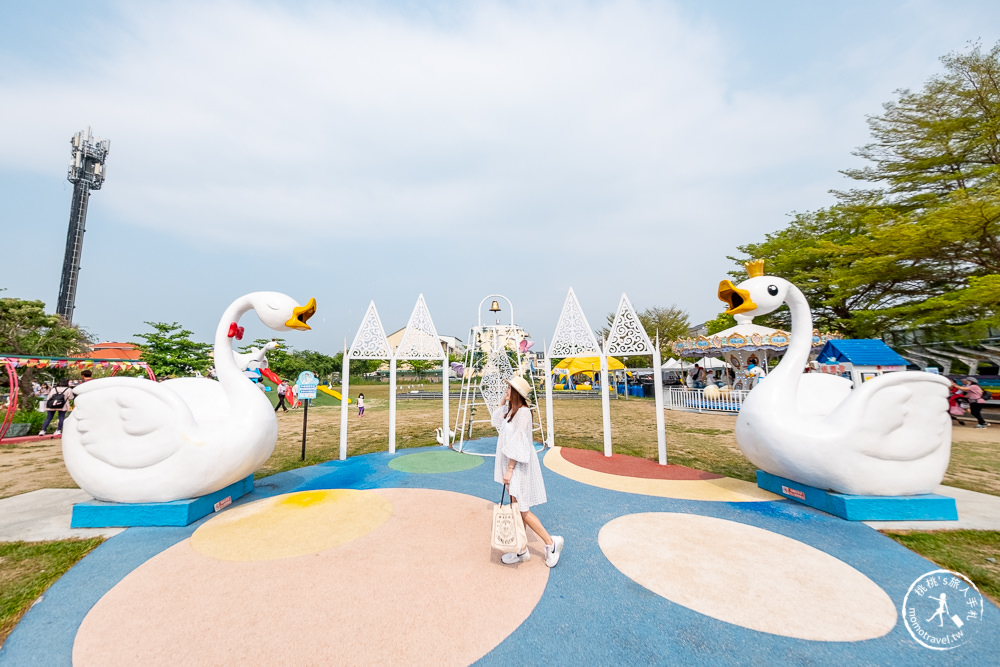 雲林斗六景點》鵝媽媽鵝童樂園(免門票)│天鵝溜滑梯、超大沙坑免費玩 最新親子遊戲景點(交通停車.營業時間.收費資訊)