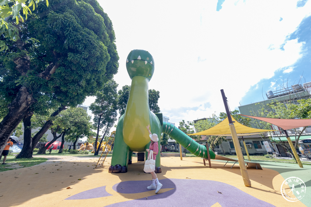 屏東市景點|勝利動物溜滑梯公園．特色親子公園強力推薦．10種溜滑梯適合各年齡層小朋友玩