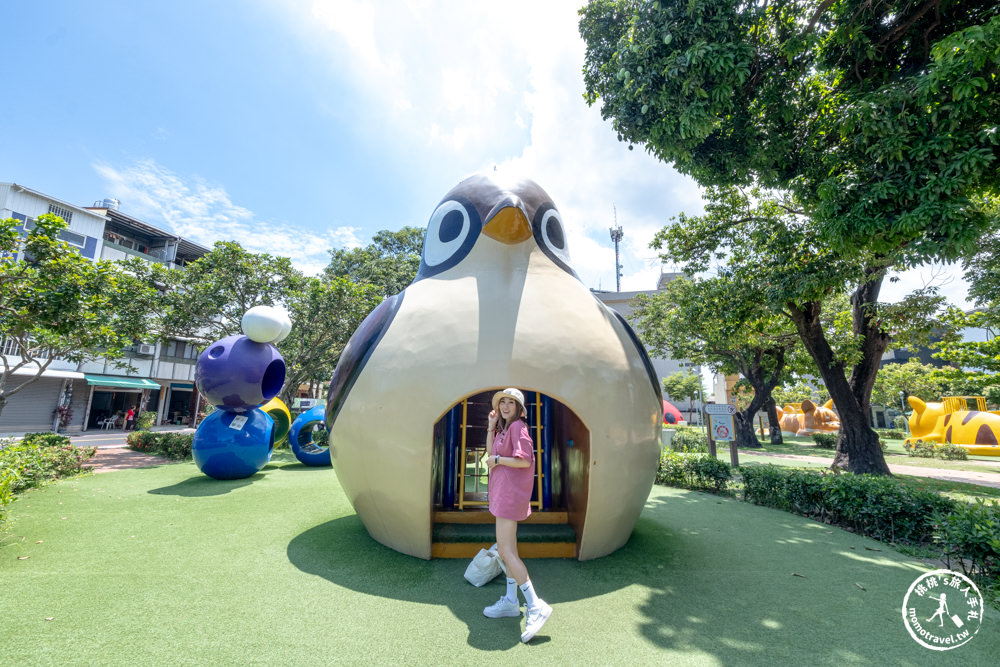 屏東市景點|勝利動物溜滑梯公園．特色親子公園強力推薦．10種溜滑梯適合各年齡層小朋友玩