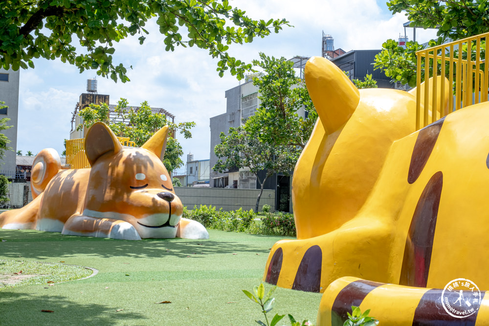 屏東市景點|勝利動物溜滑梯公園．特色親子公園強力推薦．10種溜滑梯適合各年齡層小朋友玩