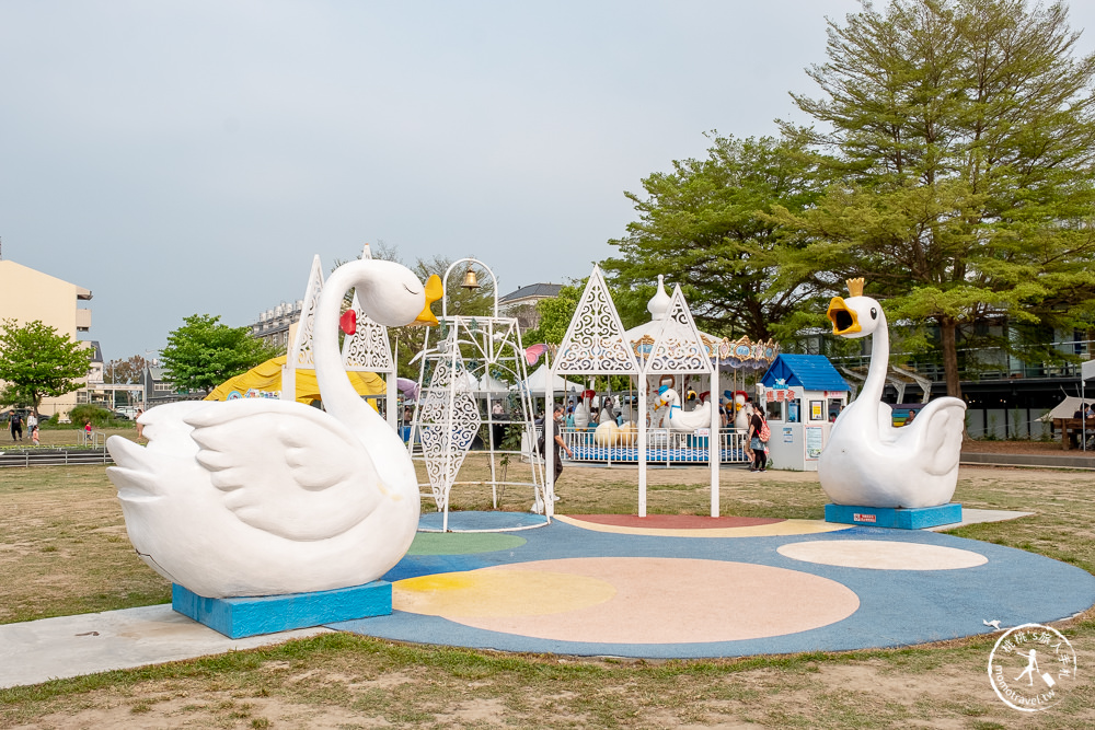 雲林斗六景點》鵝媽媽鵝童樂園(免門票)│天鵝溜滑梯、超大沙坑免費玩 最新親子遊戲景點(交通停車.營業時間.收費資訊)