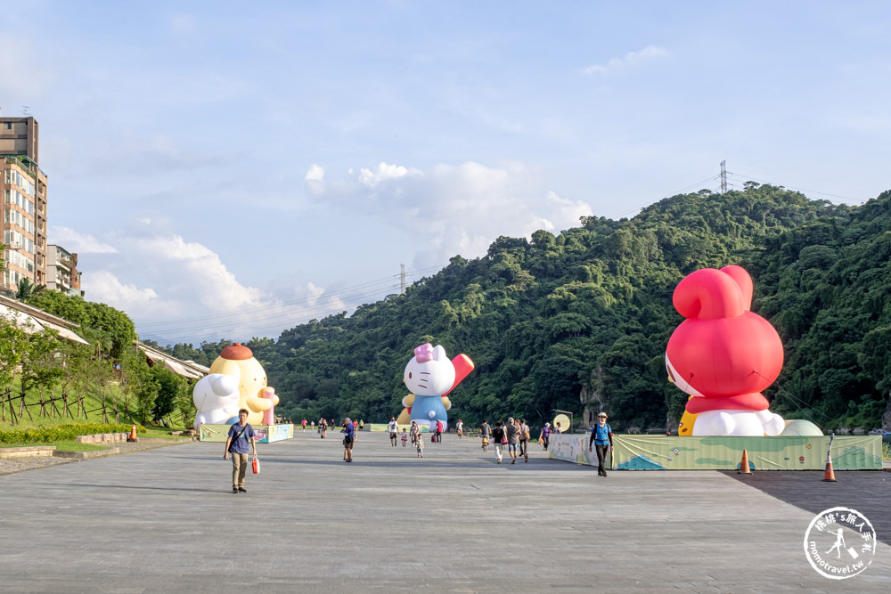 2023碧潭三麗鷗地景藝術展|繼碧潭水舞後，碧潭東岸廣場最熱鬧活動登場！(有捷運.交通停車.展出期間)