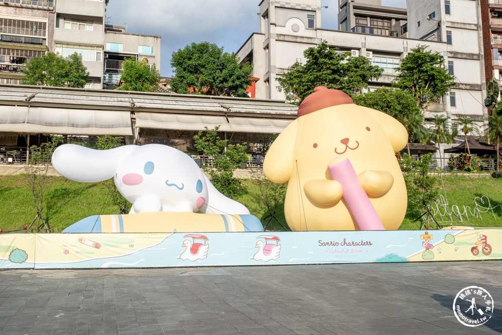2023碧潭三麗鷗地景藝術展|繼碧潭水舞後，碧潭東岸廣場最熱鬧活動登場！(有捷運.交通停車.展出期間)